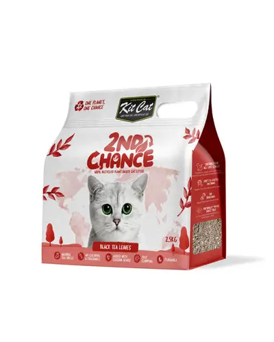 Kit Kat Plant-Based Black Tea Leaf Cat Litter, 7 Liters