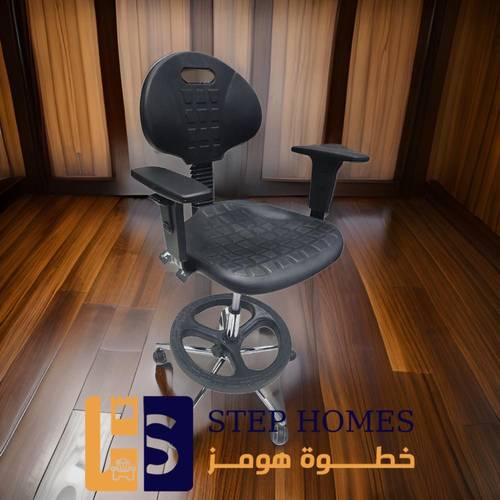 كرسي اسود دوار