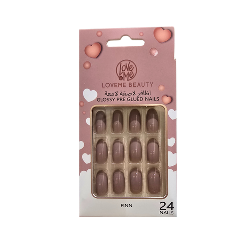 أظافر لاصقة لامعة روز B10 من Loveme Beauty