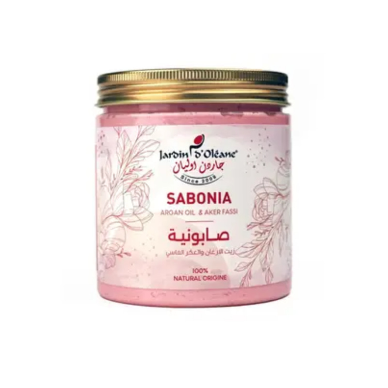 صابونية العكر الفاسي وزيت الارغان لترطيب البشرة من جاردن اوليان ، 450 جرام