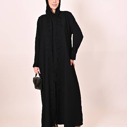 عباية كريب سوداء