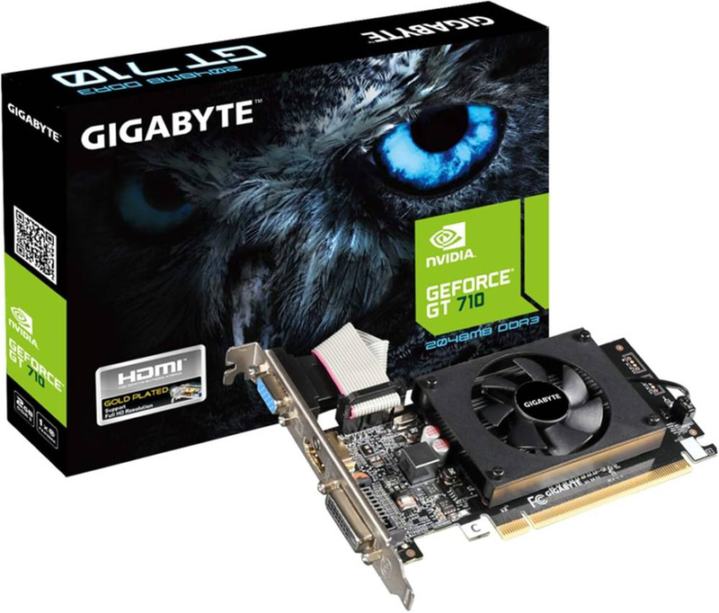 كرت شاشة ASUS GEFORCE GT 710 بذاكرة 2 GB DDR3