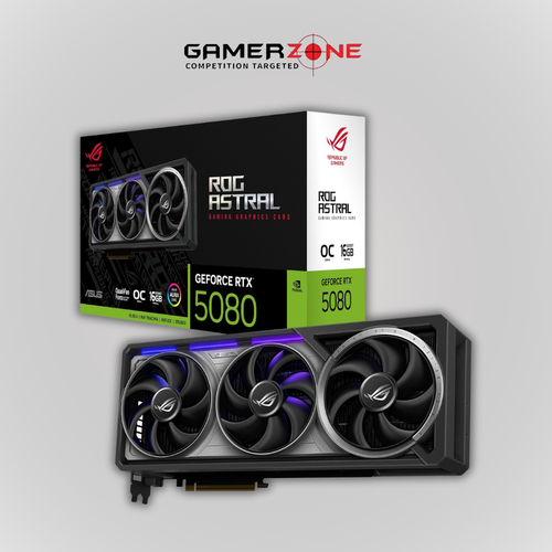 ASUS ROG Astral GeForce RTX 5080 OC Edition 16GB GDDR7 Graphics Card – PCIe 5.0 Ultra Gaming GPU
