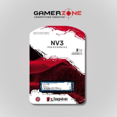 قرص تخزين KINGSTON NV3 سعة 2 TB NVMe M.2 PCIe 4.0