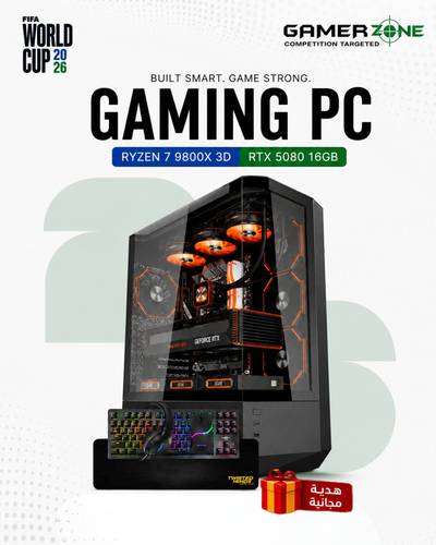 Ryzen 7 9800X3D & RTX 5080 Gaming PC in Saudi Arabia | High-End Gaming Desktop