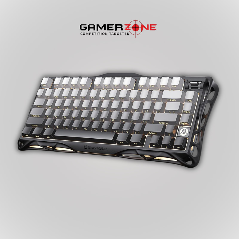 GRAVASTAR MERCURY K1 75% WIRELESS KEYBOARD GRADIENT BLACK