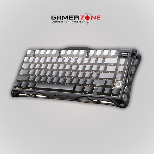 GRAVASTAR MERCURY K1 75% WIRELESS KEYBOARD GRADIENT BLACK
