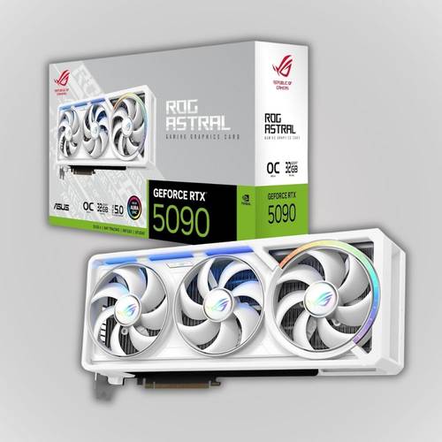 ASUS ROG ASTRAL RTX 5090 OC 32GB GDDR7 White Graphics Card