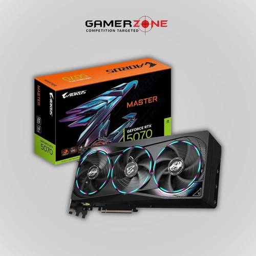 GIGABYTE AORUS MASTER RTX5070 OC 12GB GRAPHICS CARD