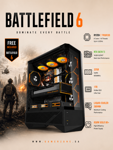  Ryzen 7 7800X3D & RTX 5070 Ti Gaming PC | Battlefield 6 Performance Build