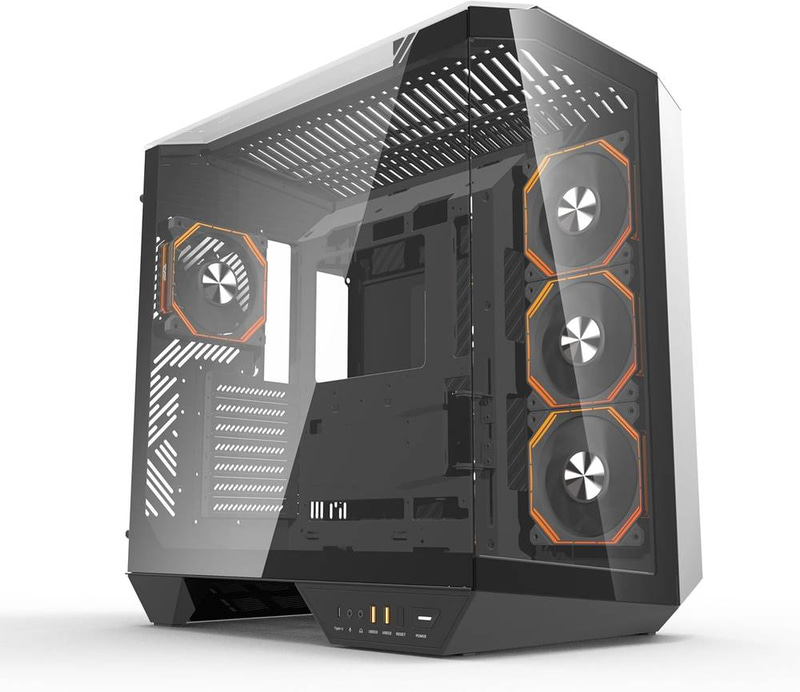 DARKFLASH MID TOWER RGB CASE ARCEE DY470 4F BLACK