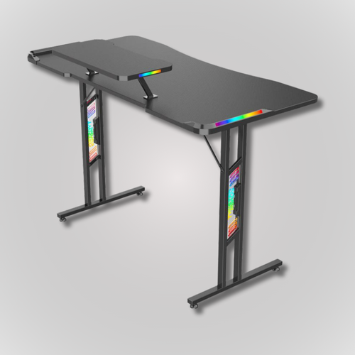 TWISTED MINDS GAMING DESK T SHAPED DOUBLE TOP