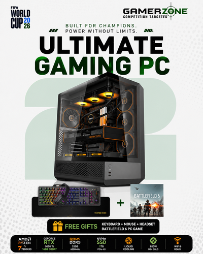 RTX 5070 Ti Elite Gaming PC + Battlefield 6 Bundle