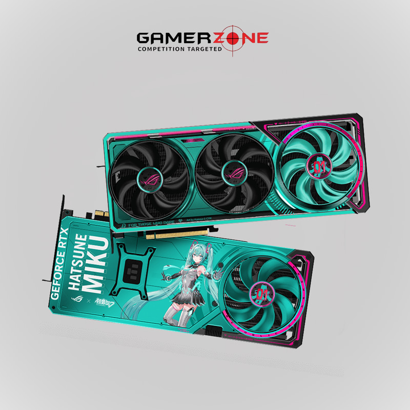 ASUS ROG ASTRAL MIKU Edition RTX5080 GDDR7 OC-16GB GRAPHICS CARD