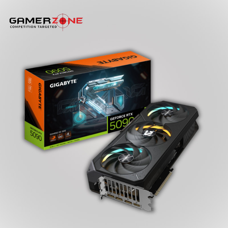 كرت شاشة Gigabyte RTX 5090 OC سعة 32GB للألعاب