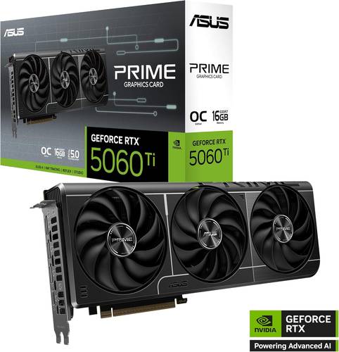 ASUS PRIME RTX 5060 Ti OC 16GB GDDR7 Graphics Card
