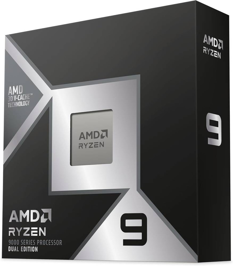 AMD Ryzen™ 9 9950X3D Dual Edition Processor | 16 Cores, 32 Threads, Up to 5.7GHz Boost, 208MB Cache, Socket AM5 | Ultimate Gaming & Content Creation CPU