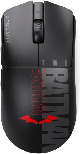 Cybeart Artemis The Batman Edition Wireless Gaming Mouse | Tri-Mode | 24,000 DPI | 52g Ultra-Light | 1000Hz