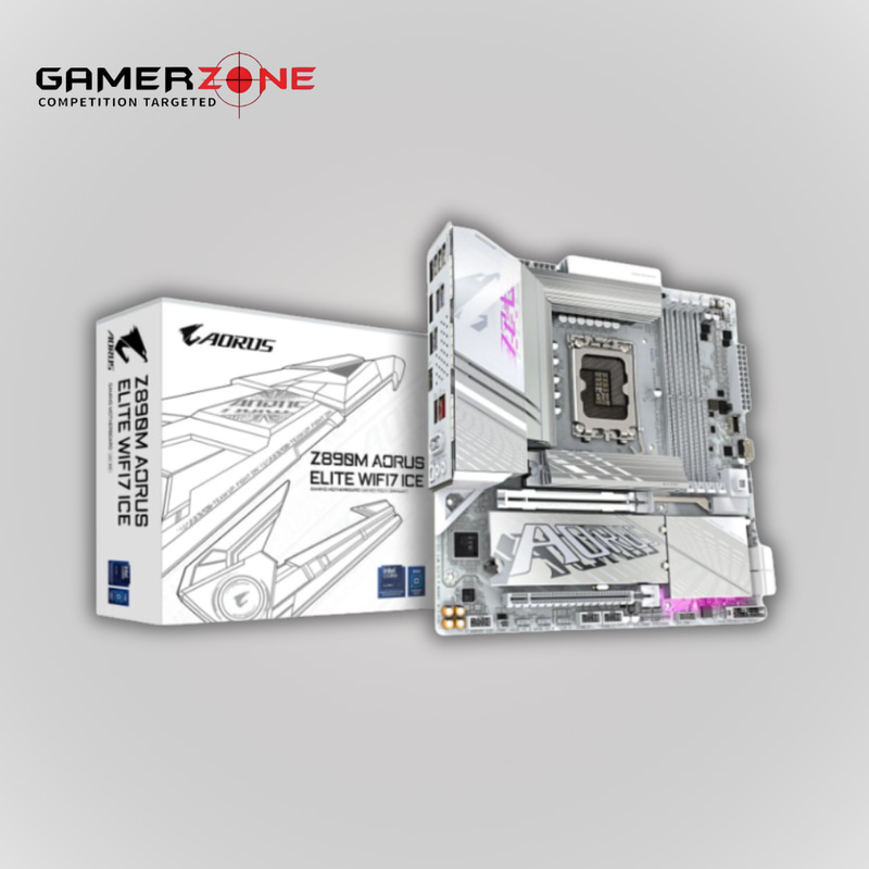 GIGABYTE Z 890 M A ELITE WIFI 7 ICE INTEL MOTHERBOARD