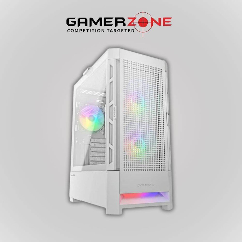 COUGAR AIRFACE RGB MID TOWER PC CASE WHITE