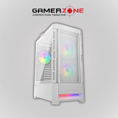 COUGAR AIRFACE RGB MID TOWER PC CASE WHITE