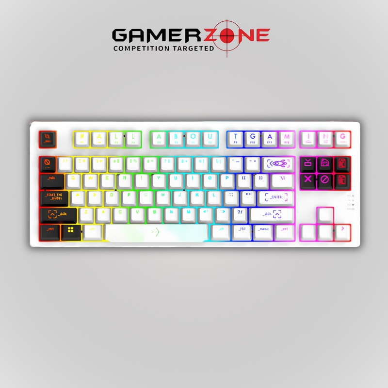 AQIRYS GAMING KEYBOARD ALUDRA WHITE