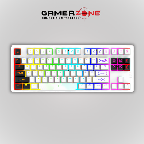 AQIRYS GAMING KEYBOARD ALUDRA WHITE