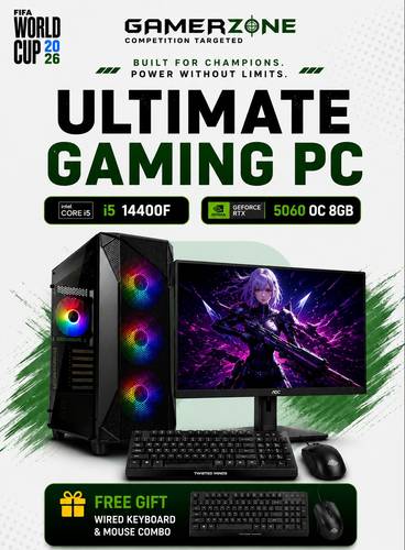  Budget Gaming PC Bundle with RTX 5060 + 27