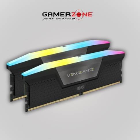 CORSAIR VENGEANCE RGB D5 32GB 2x16GB 5200MHZ RAM BLK