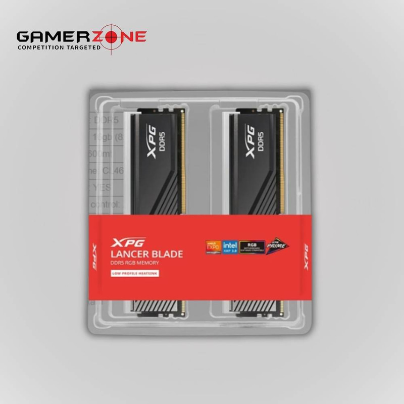 XPG LANCER BLADE RGB RAM 5600 MHZ UD D5 16GB 2x8 CL46 BLACK