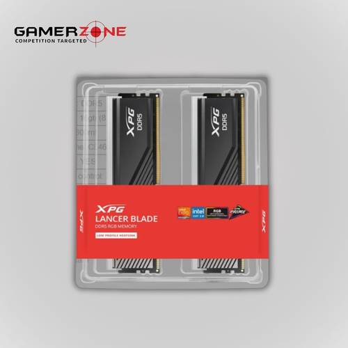 رام XPG LANCER BLADE RGB DDR5 بسرعة 5600 ميجاهرتز سعة 16 جيجابايت (2×8) CL46 – أسود