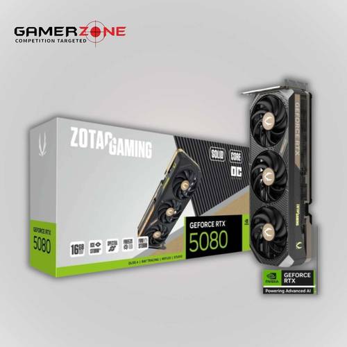 ZOTAC RTX 5080 SOLID CORE OC GDDR7 16 GB GRAPHICS CARD