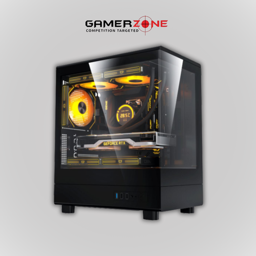 DarkFlash DB330M RGB Mid Tower PC Case – Black
