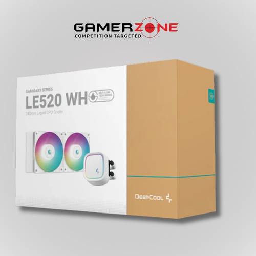 DEEPCOOL AIO LIQUID COOLER GAMMAXX LE520-RGB WHITE