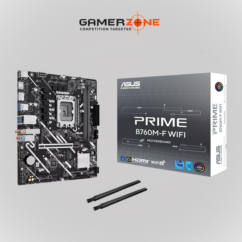 ASUS PRIME B760M-F WIFI DDR5 ATX MOTHER BOARD