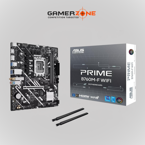 لوحة أم ASUS PRIME B760M-F WIFI تدعم DDR5 بحجم ATX