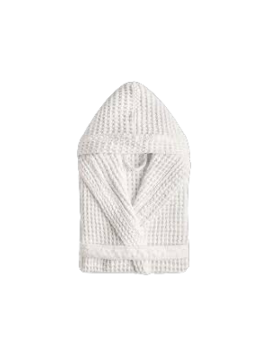 Aura Bathrobe 600 GSM WHITE Medium