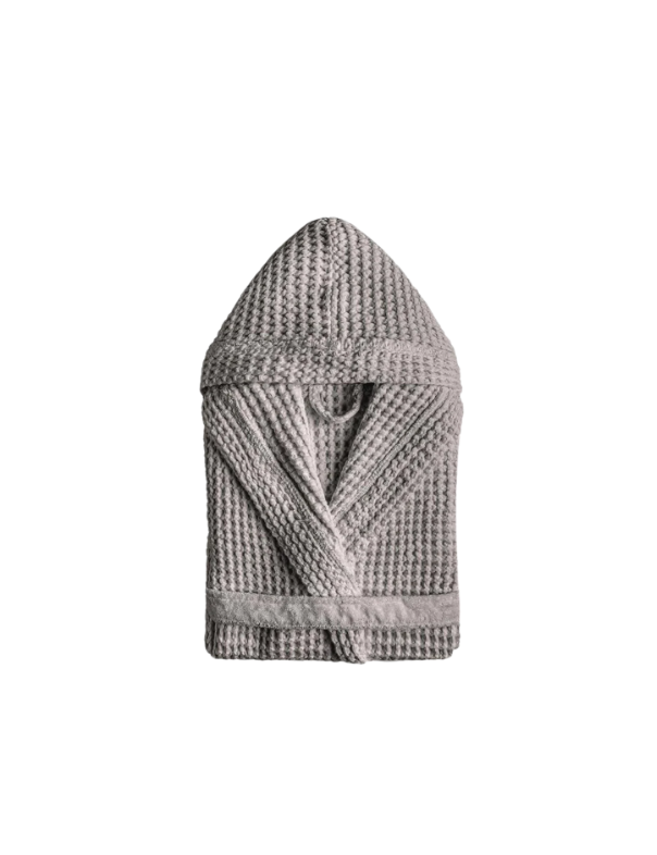 Aura Bathrobe 600 GSM Silver Small