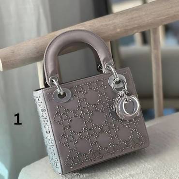 شنطة ليدي ديور ميني Satin Strass