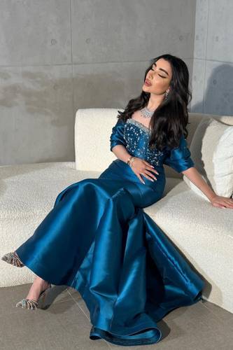 فستان ميكادو تطيز علصدر
