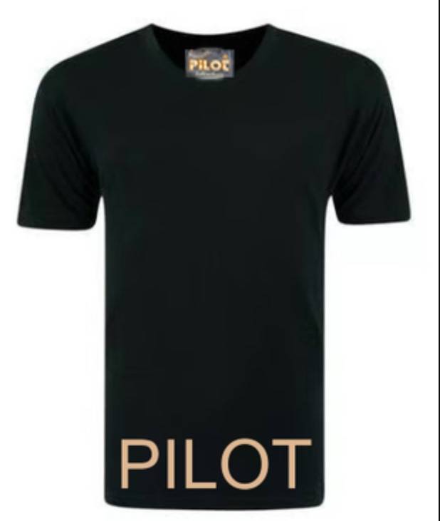 تيشرت أسود  قطن للأطفال Pilot