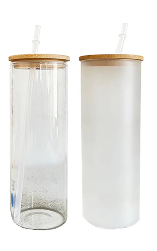 أكواب زجاجية حجم 25oz