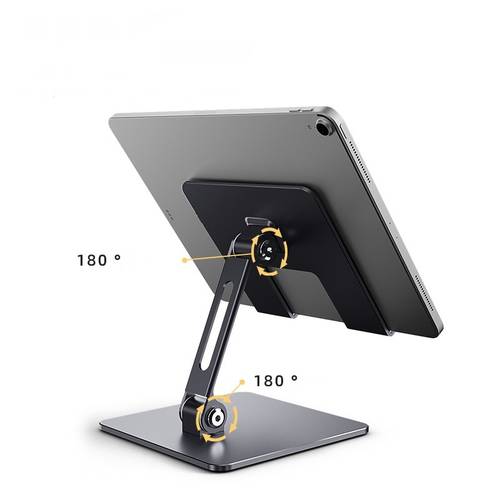 حامل كمبيوتر لوحي معدني قابل للطي مناسب لأجهزة ipad Huawei Apple