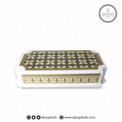 صندوق كبير فاخر (ابيض)