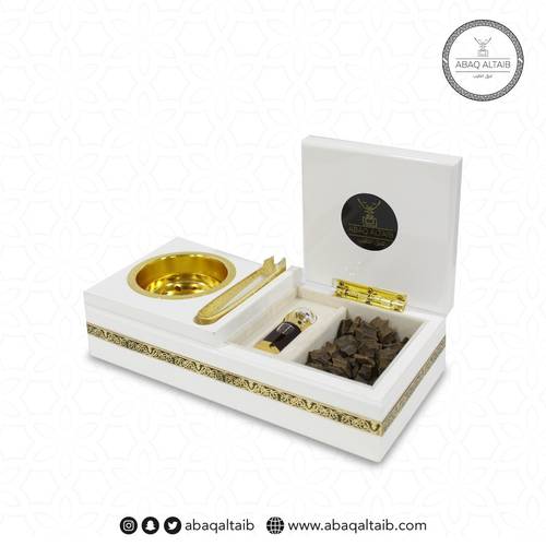 صندوق مع مبخرة (ابيض)