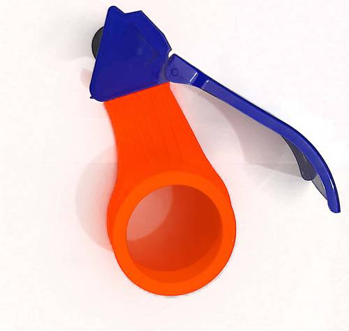 Tape cutter for packaging and storage supplies