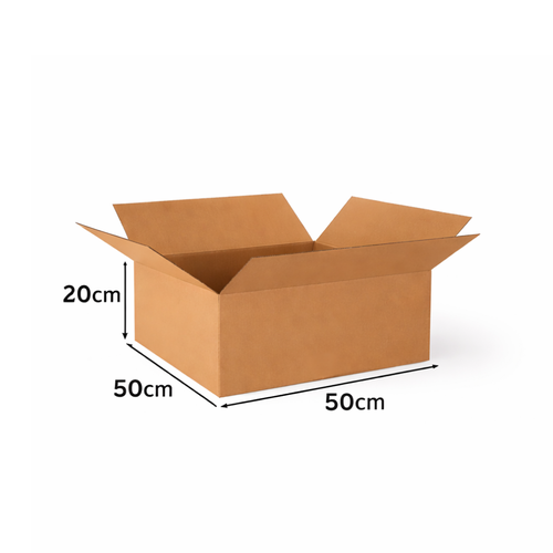 كرتون بني 50x50x20 سم