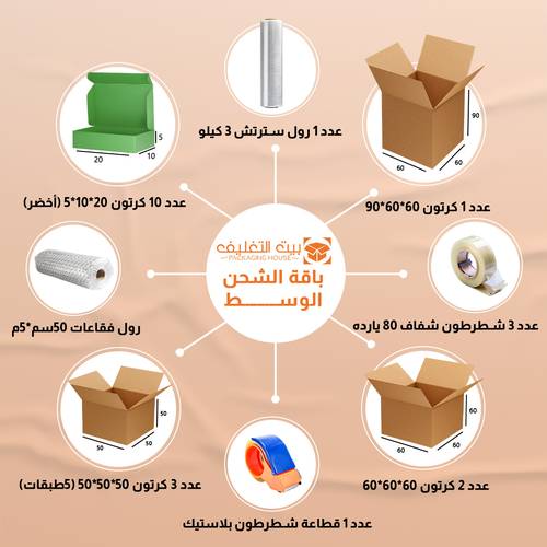 باقة التغليف المتوسط M