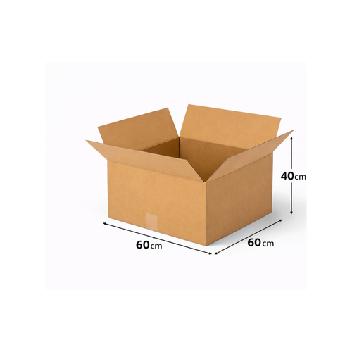 كرتون بني 60×60×40 سم ثلاث طبقات