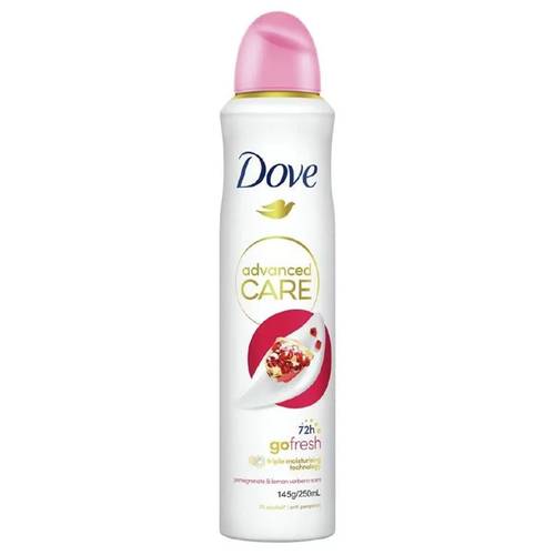 دوف سبراي مضاد للعرق برائحة الرمان والليمون واللويزة - 250 مل